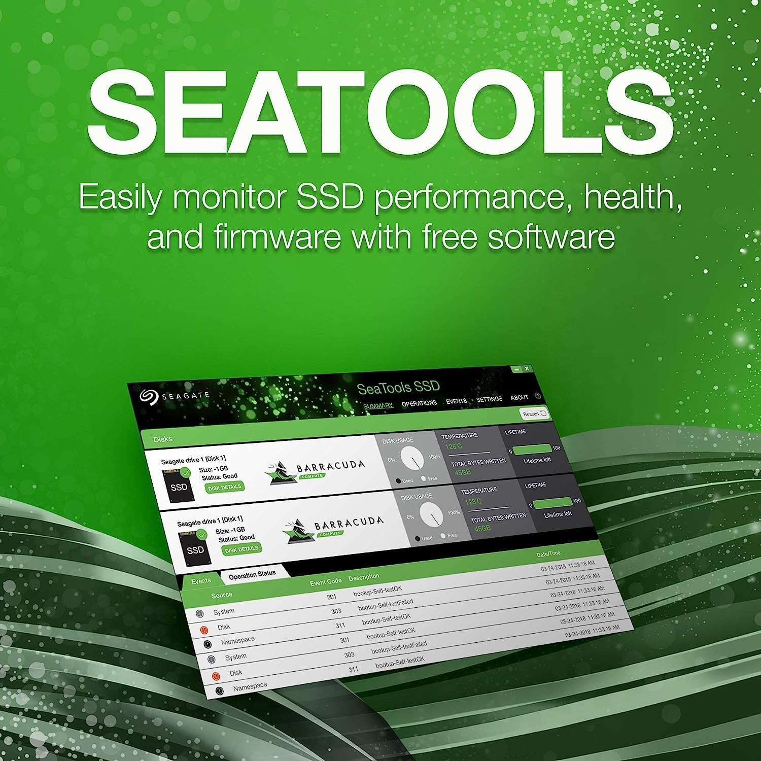 Seagate Barracuda SATA SSD Internal SSD, 2.5 Seagate Barracuda SATA SSD Internal SSD, 2.5